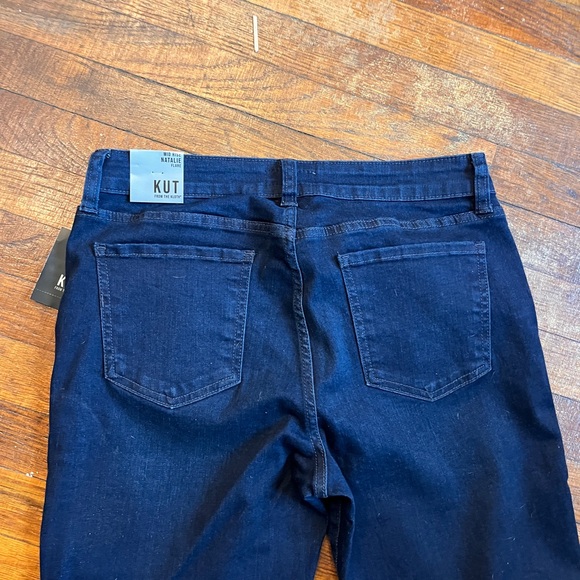 NWT Kut from the Kloth Dark Blue Flare Jeans 10 - Picture 5 of 14
